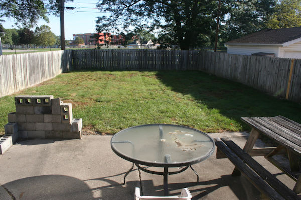 Large Fenced Backyard