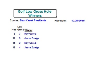 Low gross skin's winners